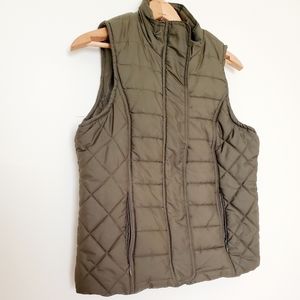 HB Sport by Harve Benard green puffer vest jacket
